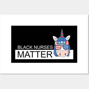 Black nurses matter black Posters and Art